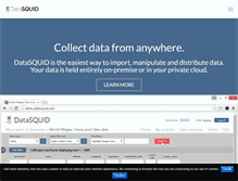 Tablet Screenshot of datasquid.com